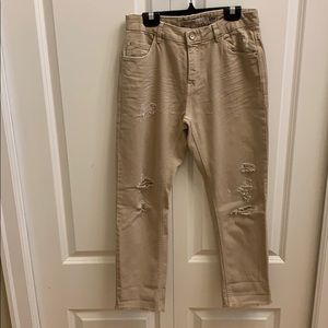 Zara beige jeans